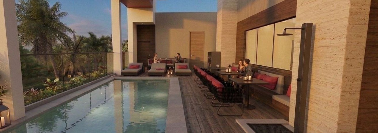 Ramada Villa Morra · render del rooftop del hotel en Asunción